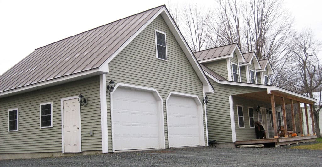 New Custom Home with Aluminum Siding